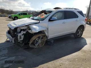 2016 Chevrolet Equinox LTZ with VIN 2GNALDEK5G1168462, listed as a Copart auction lot 60961544 with 114,284 mi miles and Salvage Title. Bid and sale history available at carsss.com. Image 1.