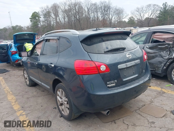 2012 Nissan Rogue S with VIN JN8AS5MT2CW298539, listed as a IAAI auction lot 41536602 with 190,000 mi miles. Bid and sale history available at carsss.com. Image 3.