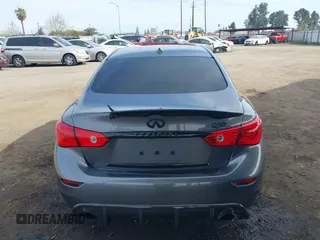 2017 Infiniti Q50 Red Sport 400 with VIN JN1FV7AP2HM850025, listed as a IAAI auction lot 41687964 with 70,334 mi miles. Bid and sale history available at carsss.com. Image 15.