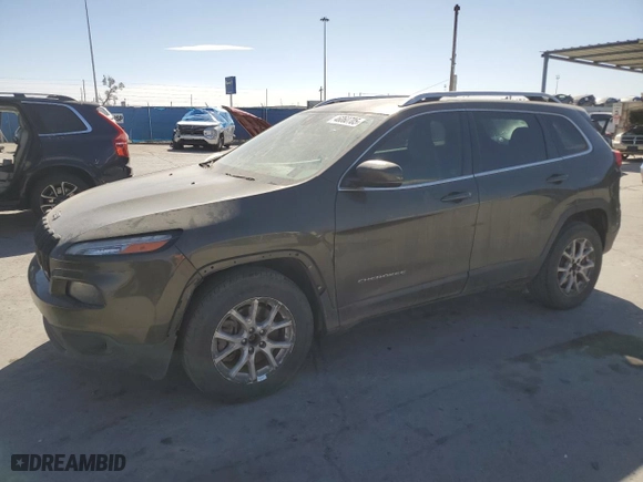 2015 Jeep Cherokee Latitude with VIN 1C4PJLCS6FW566230, listed as a Copart auction lot 46060705 with 156,854 mi miles and Clean Title. Bid and sale history available at carsss.com. Image 1.