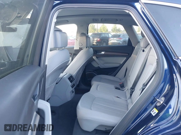 2021 Audi Q5 Premium Plus with VIN WA1BAAFY5M2015445, listed as a IAAI auction lot 42648905 with 41,312 mi miles and . Bid and sale history available at DreamBid. Image 8.