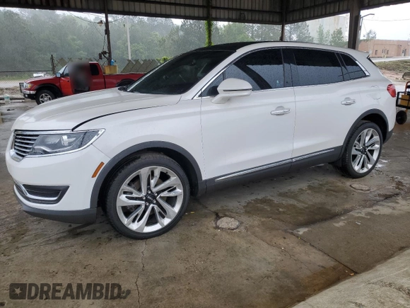 2016 Lincoln MKX Reserve with VIN 2LMTJ8LP4GBL78736, listed as a Copart auction lot 53084845 with 101,937 mi miles and Salvage title. Bid and sale history available at DreamBid. Image 1.