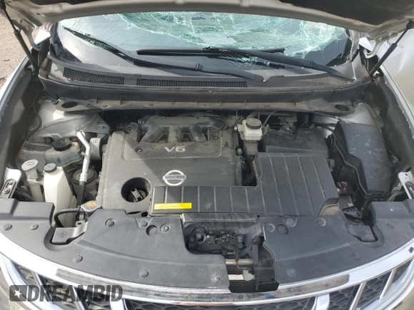 2013 Nissan Murano SV with VIN JN8AZ1MW3DW315865, listed as a Copart auction lot 58785425 with 118,112 mi miles and Salvage title. Bid and sale history available at DreamBid. Image 12.