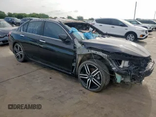 2016 Honda Accord Sport with VIN 1HGCR2F54GA193132, listed as a Copart auction lot 64025435 with Not provided miles and Clean title. Bid and sale history available at DreamBid. Image 4.