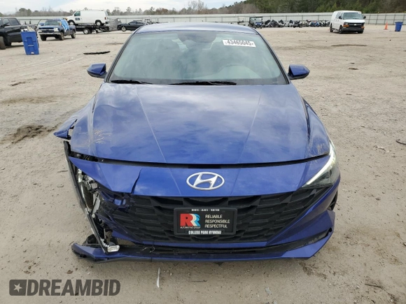2023 Hyundai Elantra SE with VIN 5NPLL4AGXPH119534, listed as a Copart auction lot 43465045 with 68,128 mi miles and Salvage Title. Bid and sale history available at DreamBid. Image 5.