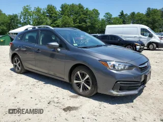 2023 Subaru Impreza Premium with VIN 4S3GTAD68P3704840, listed as a Copart auction lot 62216055 with 23,416 mi miles and Clean title. Bid and sale history available at DreamBid. Image 4.