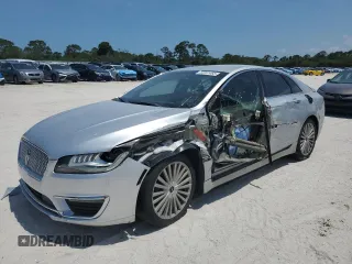 2017 Lincoln MKZ Reserve with VIN 3LN6L5F91HR638639, listed as a Copart auction lot 52261465 with 64,815 mi miles and Salvage title. Bid and sale history available at DreamBid. Image 1.