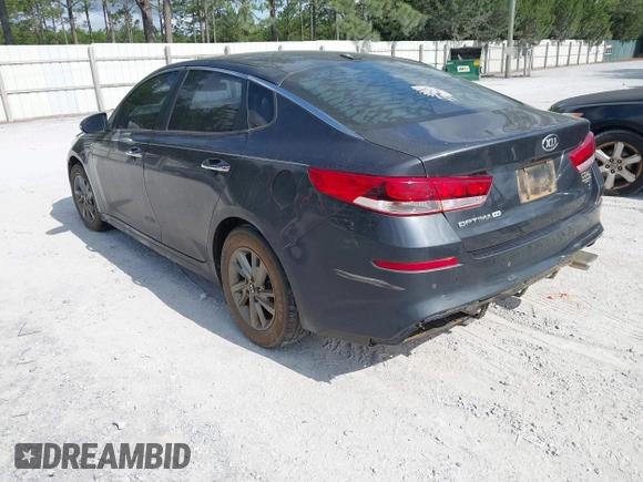 2019 Kia Optima LX with VIN 5XXGT4L30KG303445, listed as a IAAI auction lot 42304301 with 224,994 mi miles and . Bid and sale history available at DreamBid. Image 3.