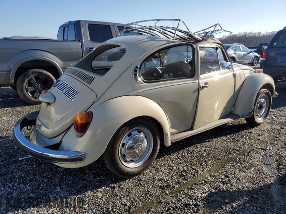 1973 Volkswagen Beetle with VIN 1332475877, listed as a Copart auction lot 87847085 with 2,388 mi miles and Non Repairable. Bid and sale history available at DreamBid. Image 3.