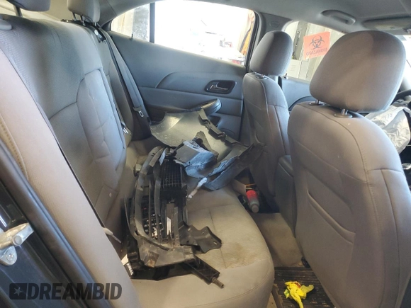 2015 Chevrolet Malibu LS with VIN 1G11B5SL5FF101018, listed as a Copart auction lot 45379585 with 121,856 mi miles and Salvage Title. Bid and sale history available at DreamBid. Image 10.
