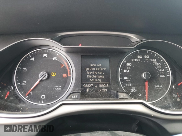 2013 Audi A4 Premium Plus with VIN WAUFFAFL7DN029789, listed as a Copart auction lot 50773695 with 98,827 mi miles and Clean Title. Bid and sale history available at carsss.com. Image 9.