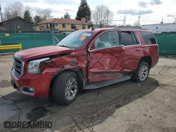 2015 GMC Yukon SLE with VIN 1GKS2AKC3FR168949, listed as a Copart auction lot 52453385 with 135,265 mi miles and Non Repairable. Bid and sale history available at carsss.com. Image 1.