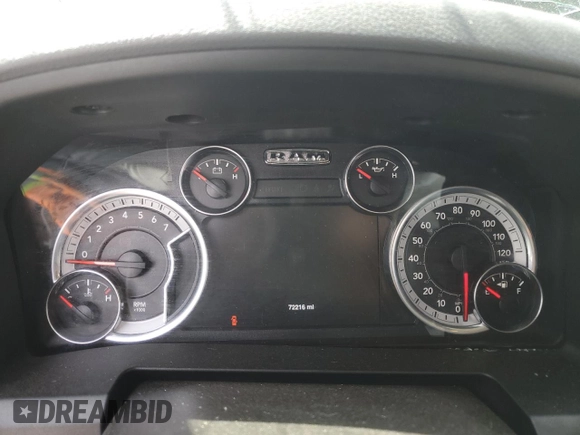 2019 Ram 1500 Classic Warlock with VIN 1C6RR6GG1KS675891, listed as a Copart auction lot 48757824 with 72,216 mi miles and Salvage Title. Bid and sale history available at carsss.com. Image 9.