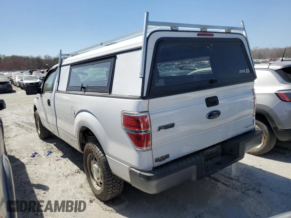 2014 Ford F-150 XL with VIN 1FTMF1CM7EKF68634, listed as a Copart auction lot 49832795 with 125,245 mi miles and Salvage Title. Bid and sale history available at carsss.com. Image 2.