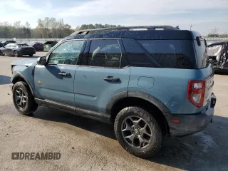 2021 Ford Bronco Sport Badlands z VIN 3FMCR9D99MRB07775, wystawiony jako Copart lot #50647835 z przebiegiem 95 030 mil mil oraz Szkoda całkowita • Salvage title. Historia ofert i sprzedaży dostępna na DreamBid. Obrazek 2.