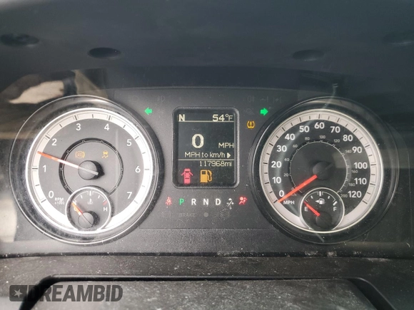 2017 Ram 1500 Express with VIN 1C6RR7FG8HS558339, listed as a Copart auction lot 41908714 with 117,968 mi miles and Non Repairable. Bid and sale history available at carsss.com. Image 9.