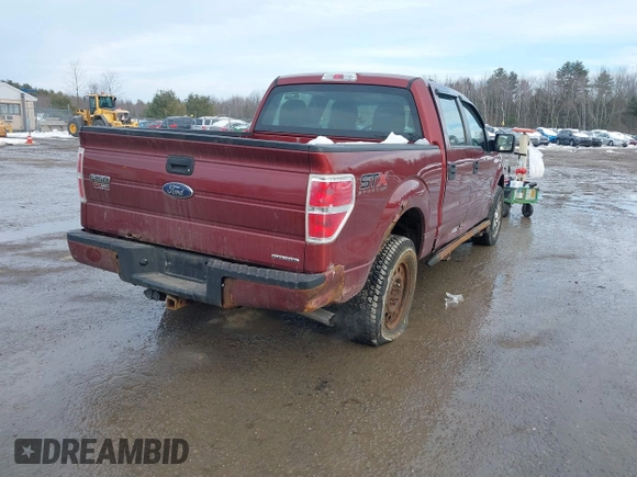 2014 Ford F-150 XL with VIN 1FTFW1EF3EKD35616, listed as a IAAI auction lot 41628905 with 148,477 mi miles and . Bid and sale history available at DreamBid. Image 4.