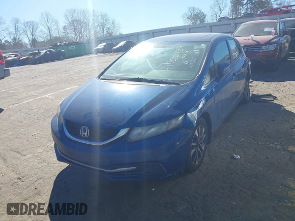 2014 Honda Civic Sedan EX with VIN 19XFB2F87EE013503, listed as a IAAI auction lot 41700839 with 400,000 mi miles. Bid and sale history available at carsss.com. Image 2.