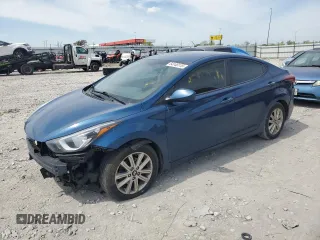 2014 Hyundai Elantra SE z VIN KMHDH4AE7EU157208, wystawiony jako Copart lot #54146115 z przebiegiem 198 543 mil mil oraz Szkoda całkowita • Salvage title. Historia ofert i sprzedaży dostępna na DreamBid. Obrazek 1.