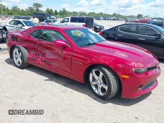 2015 Chevrolet Camaro LT with VIN 2G1FF1E32F9167923, listed as a IAAI auction lot 42585220 with 51,596 mi miles and . Bid and sale history available at DreamBid. Image 1.