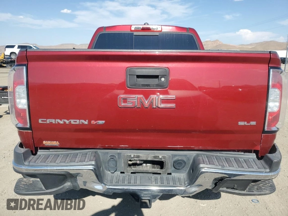 2018 GMC Canyon 2WD SLE with VIN 1GTG5CEN9J1101197, listed as a Copart auction lot 64589574 with 73,808 mi miles and Salvage Title. Bid and sale history available at carsss.com. Image 6.