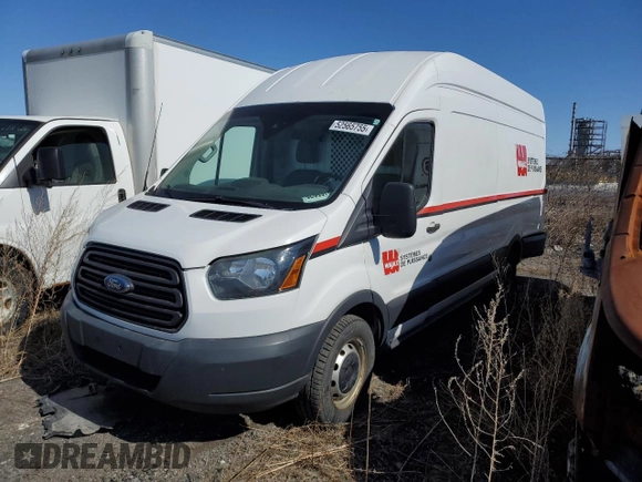 2015 Ford Transit with VIN 1FTSW3XV4FKA11624, listed as a Copart auction lot 52565755 with 147,353 mi miles and Salvage Title. Bid and sale history available at DreamBid. Image 1.