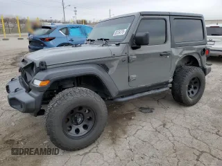 2019 Jeep Wrangler Sport S z VIN 1C4GJXAG7KW552143, wystawiony jako Copart lot #50134775 z przebiegiem 73 278 mil mil oraz Szkoda całkowita • Salvage title. Historia ofert i sprzedaży dostępna na DreamBid. Obrazek 1.