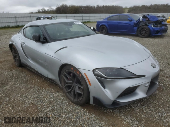 2020 Toyota Supra 3.0 with VIN WZ1DB4C0XLW030009, listed as a Copart auction lot 47809555 with 63,465 mi miles and Salvage title. Bid and sale history available at DreamBid. Image 4.