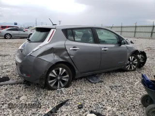 2015 Nissan LEAF SV with VIN 1N4AZ0CP6FC332833, listed as a Copart auction lot 64674203 with 67,873 mi miles. Bid and sale history available at carsss.com. Image 3.