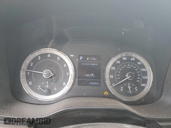 2021 Hyundai Venue SEL with VIN KMHRC8A37MU086732, listed as a Copart auction lot 59183105 with 104,202 mi miles and Salvage title. Bid and sale history available at DreamBid. Image 9.