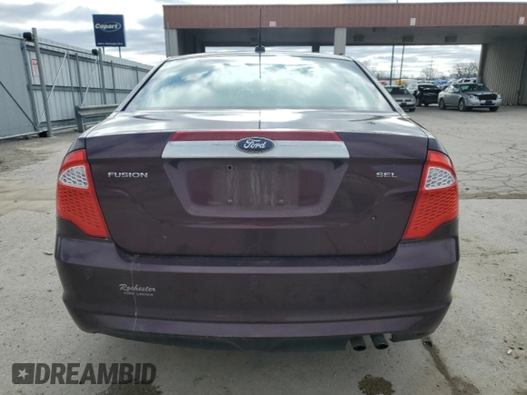 2012 Ford Fusion SEL with VIN 3FAHP0JA6CR376167, listed as a Copart auction lot 53024435 with 159,329 mi miles and Salvage Title. Bid and sale history available at DreamBid. Image 6.