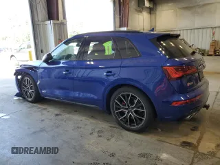 2021 Audi SQ5 Prestige with VIN WA1C4AFY8M2052744, listed as a Copart auction lot 68537844 with Not Provided miles and Salvage Title. Bid and sale history available at DreamBid. Image 2.