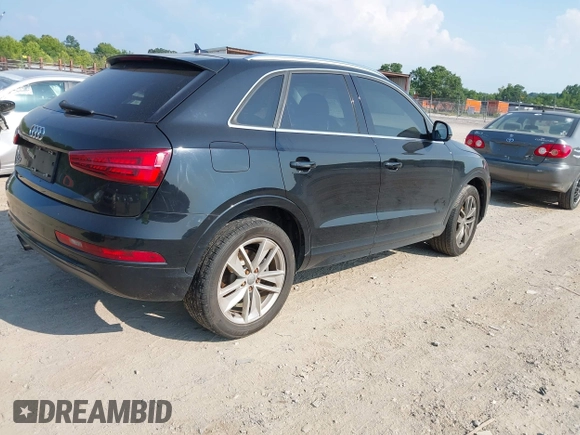 2016 Audi Q3 Premium Plus with VIN WA1BFCFS9GR003187, listed as a IAAI auction lot 42609080 with 146,379 mi miles and . Bid and sale history available at DreamBid. Image 4.