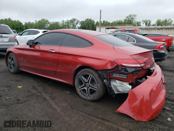 2020 Mercedes-Benz C 300 z VIN W1KWJ8EB4LF983921, wystawiony jako Copart lot #60436625 z przebiegiem 33 650 mil mil oraz Szkoda całkowita • Salvage title. Historia ofert i sprzedaży dostępna na DreamBid. Obrazek 2.