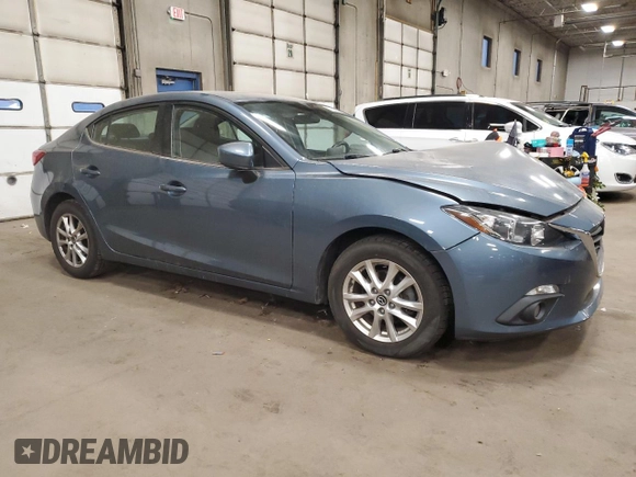 2015 Mazda 3 i Touring with VIN 3MZBM1V7XFM222136, listed as a Copart auction lot 83550044 with 65,953 mi miles and Non Repairable. Bid and sale history available at DreamBid. Image 4.