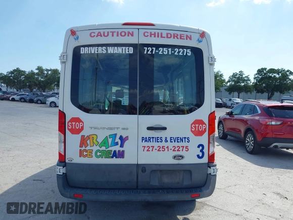 2017 Ford Transit Cargo with VIN 1FTYE1CM4HKA22561, listed as a IAAI auction lot 42118744 with 181,113 mi miles and . Bid and sale history available at DreamBid. Image 16.