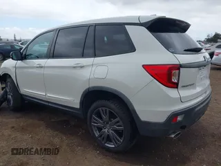 2019 Honda Passport EX-L with VIN 5FNYF7H57KB002844, listed as a IAAI auction lot 42195170 with 43,327 mi miles and . Bid and sale history available at DreamBid. Image 3.