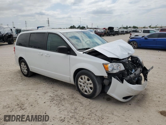 2018 Dodge Grand Caravan SE Plus with VIN 2C4RDGBG4JR159898, listed as a Copart auction lot 53253285 with 89,001 mi miles and Salvage Title. Bid and sale history available at DreamBid. Image 4.