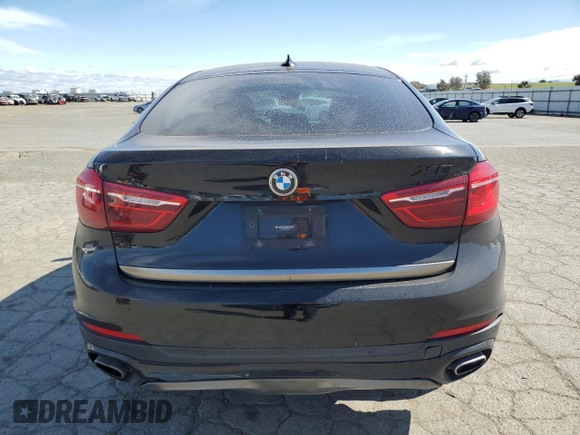 2018 BMW X6 xDrive35i with VIN 5UXKU2C54J0X48685, listed as a Copart auction lot 47420095 with 92,211 mi miles and Salvage Title. Bid and sale history available at carsss.com. Image 6.