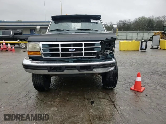 1996 Ford F-350 with VIN 1FTJW35F5TEB52509, listed as a Copart auction lot 51048475 with 199,464 mi miles and Salvage Title. Bid and sale history available at DreamBid. Image 11.