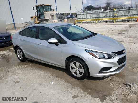 2017 Chevrolet Cruze LS with VIN 1G1BC5SM1H7169176, listed as a Copart auction lot 47208645 with 75,845 mi miles and Salvage Title. Bid and sale history available at carsss.com. Image 4.