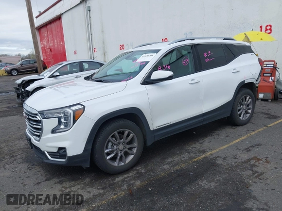2023 GMC Terrain SLT with VIN 3GKALVEG9PL181051, listed as a IAAI auction lot 41871295 with 51,402 mi miles and . Bid and sale history available at carsss.com. Image 18.
