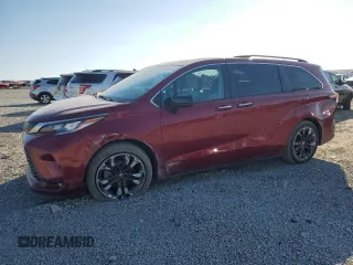 2021 Toyota Sienna XSE with VIN 5TDDRKEC1MS023831, listed as a Copart auction lot 47592975 with 82,378 mi miles and Salvage Title. Bid and sale history available at DreamBid. Image 1.
