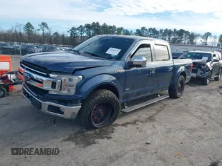 2018 Ford F-150 XL with VIN 1FTEW1CG9JFC30203, listed as a IAAI auction lot 41443125 with 149,915 mi miles. Bid and sale history available at carsss.com. Image 2.