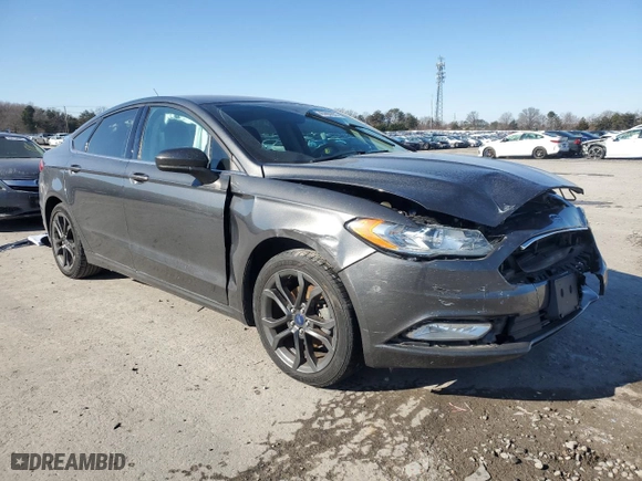 2018 Ford Fusion SE with VIN 3FA6P0HD0JR160383, listed as a Copart auction lot 45999885 with 116,556 mi miles and Salvage Title. Bid and sale history available at carsss.com. Image 4.