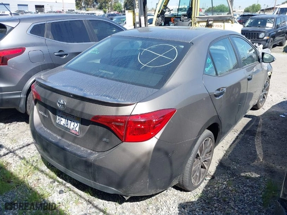 2019 Toyota Corolla L with VIN 2T1BURHE9KC163143, listed as a IAAI auction lot 41850366 with 43,969 mi miles. Bid and sale history available at carsss.com. Image 4.