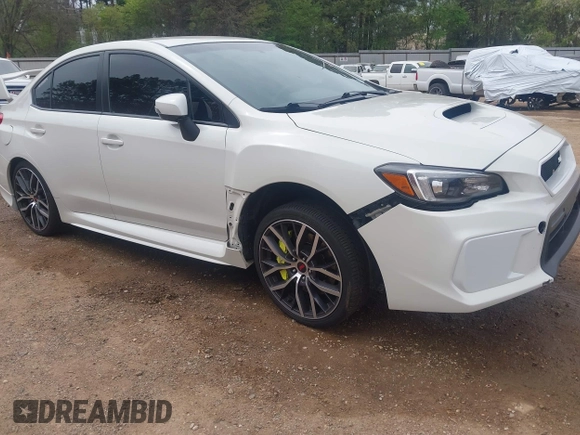 2021 Subaru WRX STI with VIN JF1VA2E65M9806189, listed as a IAAI auction lot 41876504 with 56,666 mi miles and . Bid and sale history available at DreamBid. Image 1.