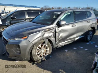 2019 Hyundai Santa Fe SEL with VIN 5NMS3CAD2KH008493, listed as a Copart auction lot 35865073 with 0 mi miles. Bid and sale history available at carsss.com. Image 1.