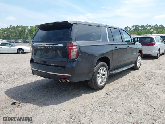 2023 Chevrolet Suburban Premier with VIN 1GNSCFKD8PR479381, listed as a IAAI auction lot 42096493 with 41,538 mi miles. Bid and sale history available at carsss.com. Image 4.