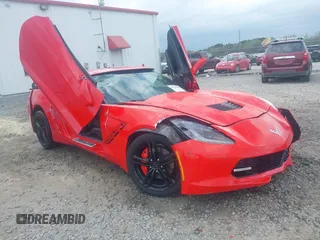 2016 Chevrolet Corvette 1LT with VIN 1G1YB2D77G5114339, listed as a IAAI auction lot 41928328 with 143,866 mi miles. Bid and sale history available at carsss.com. Image 1.